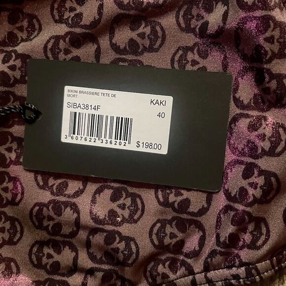 Zadig & Voltaire Bandeau Skull Bikini. - Picture 10 of 12